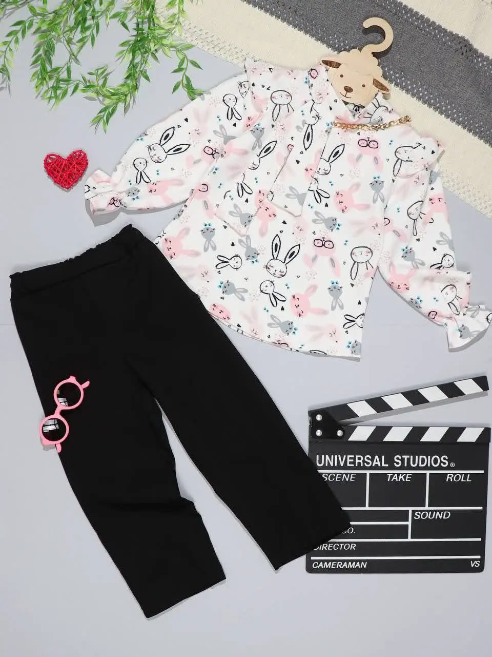 👫شومیز و شلوار دخترانه خرگو...