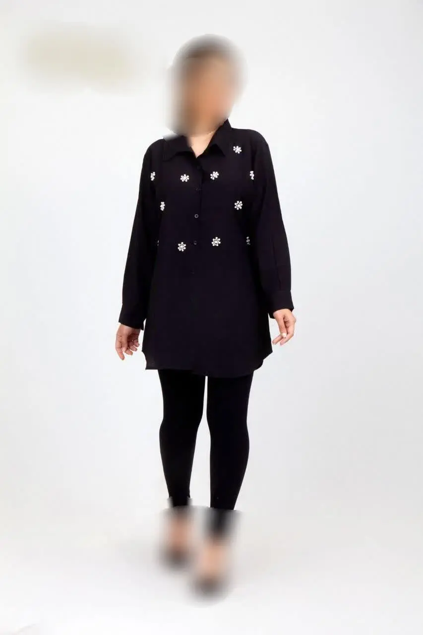 🌸 #مانتو مرواریدی ویدا 
