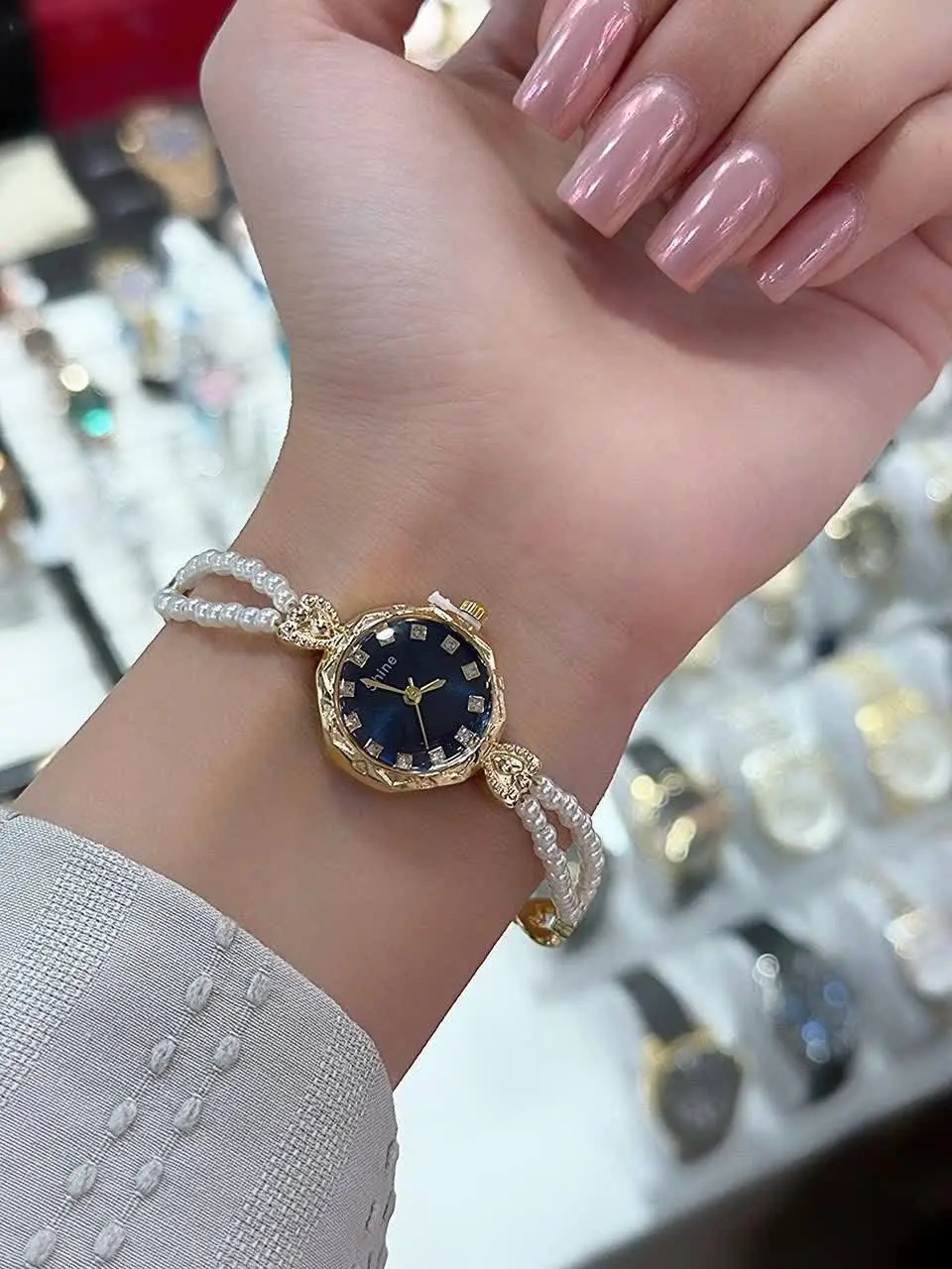 #ساعت پرفروش #مرواریدی 
