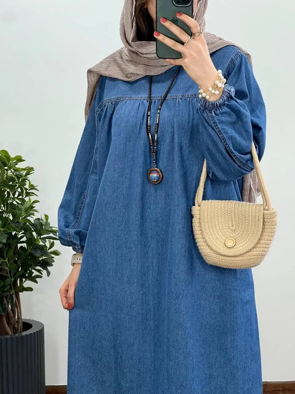 واز پیراهن جین فقط یدونه رن...