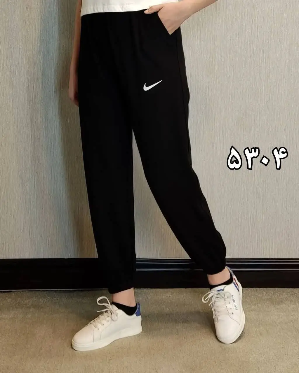 شلوار اسلش پنبه نایک کد ۵۳۰۴
