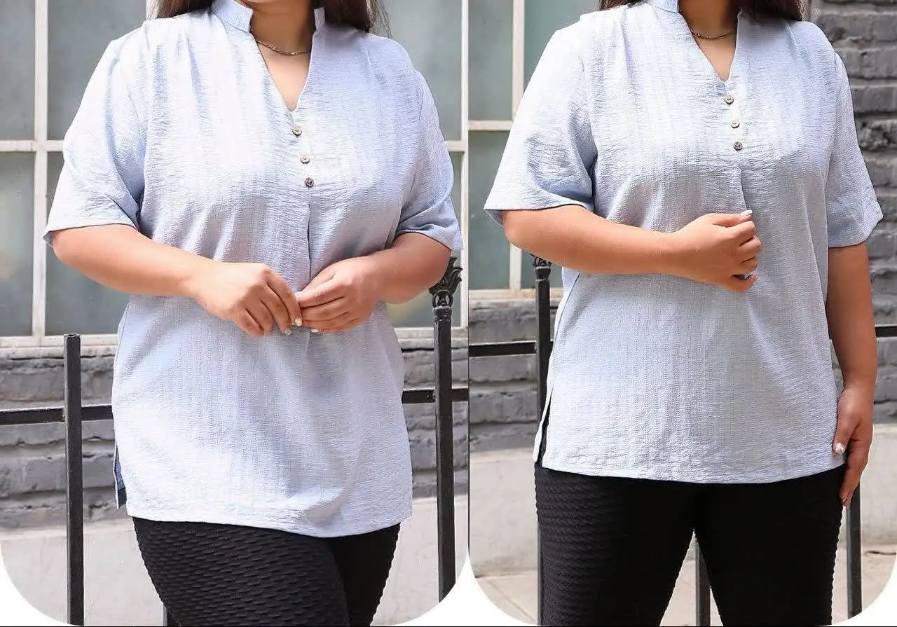 شومیز یقه دلبری 
