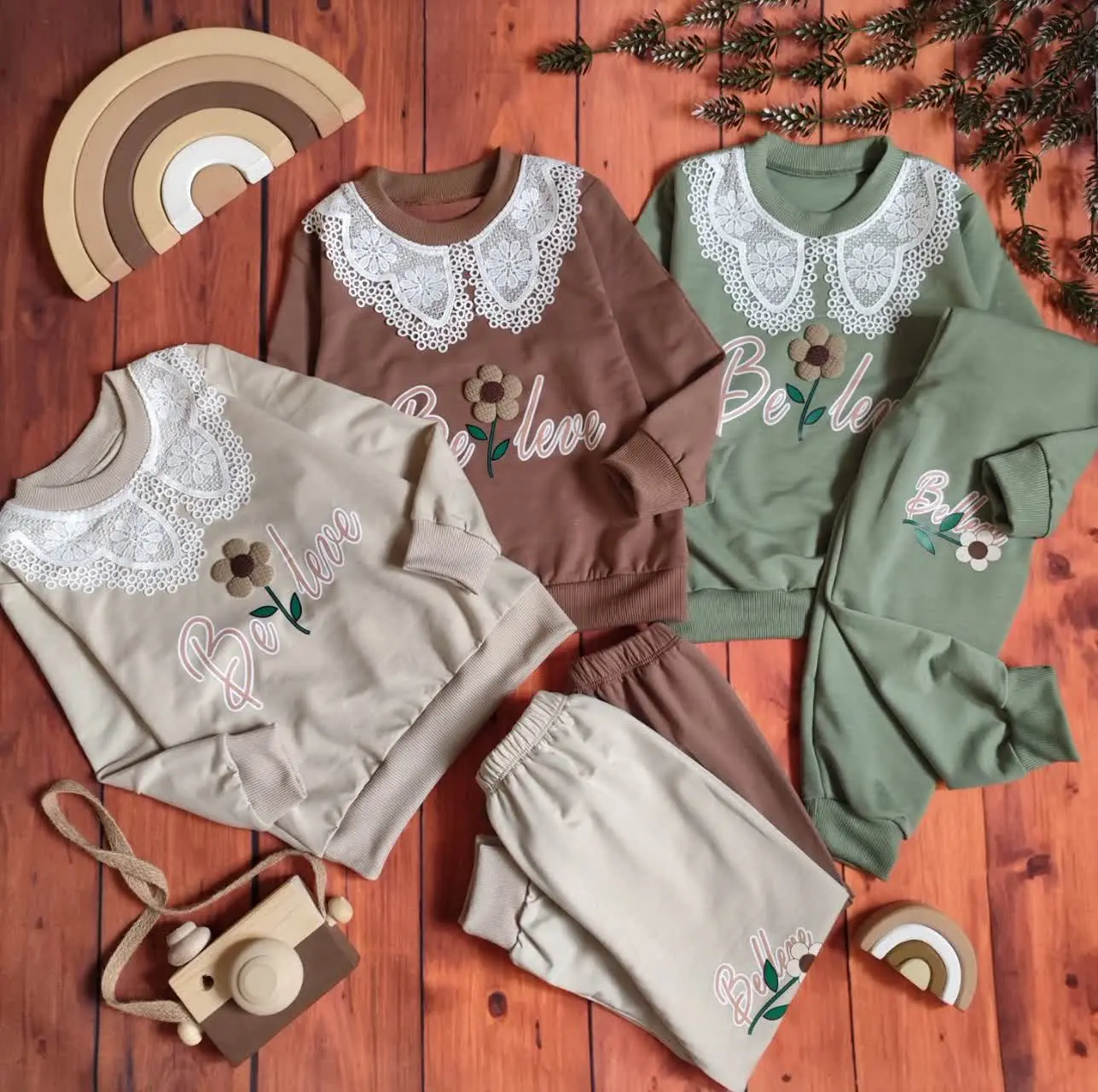 😍ست بلوز و شلوار دخترانه گی...