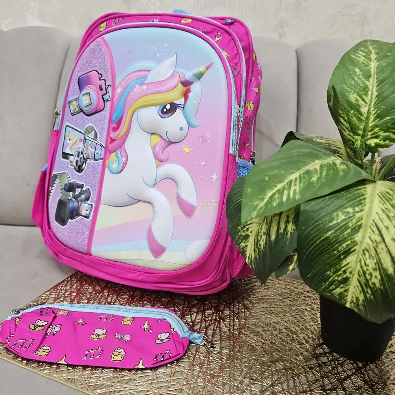 کوله جامدادی دار دخترانه 
