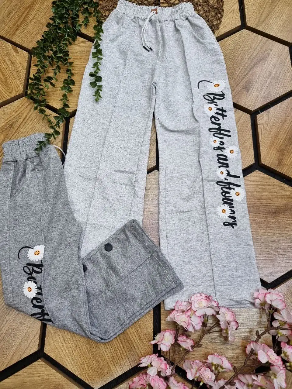 👖شلوار ملانژ بگ دمپا دکمه د...