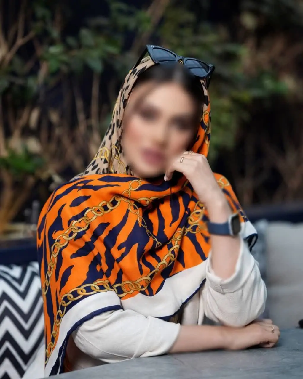 ▫️روسری سیا اسکارف