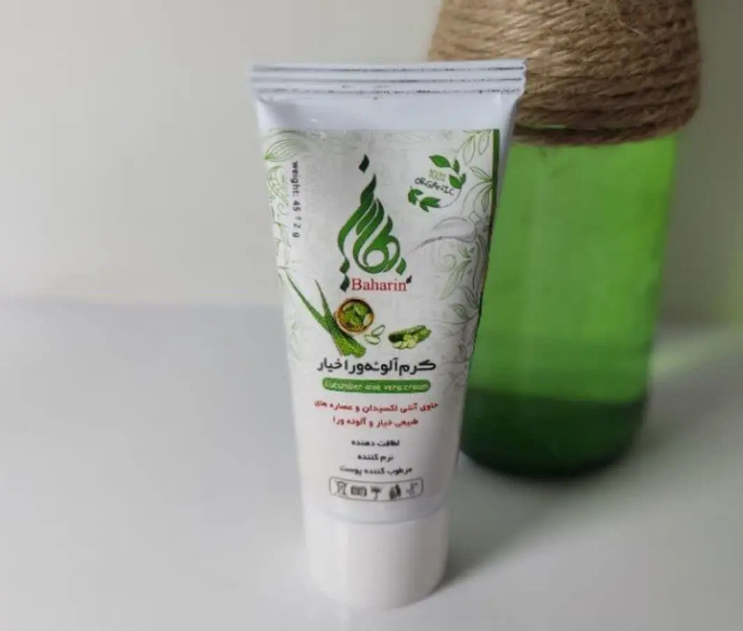 #کرم_آلوئه_ورا_خیار🎋🥒 بهارین
