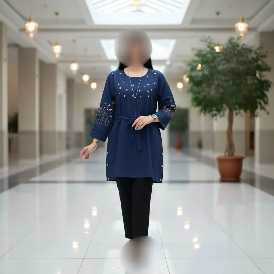 تونیک گلدوزی