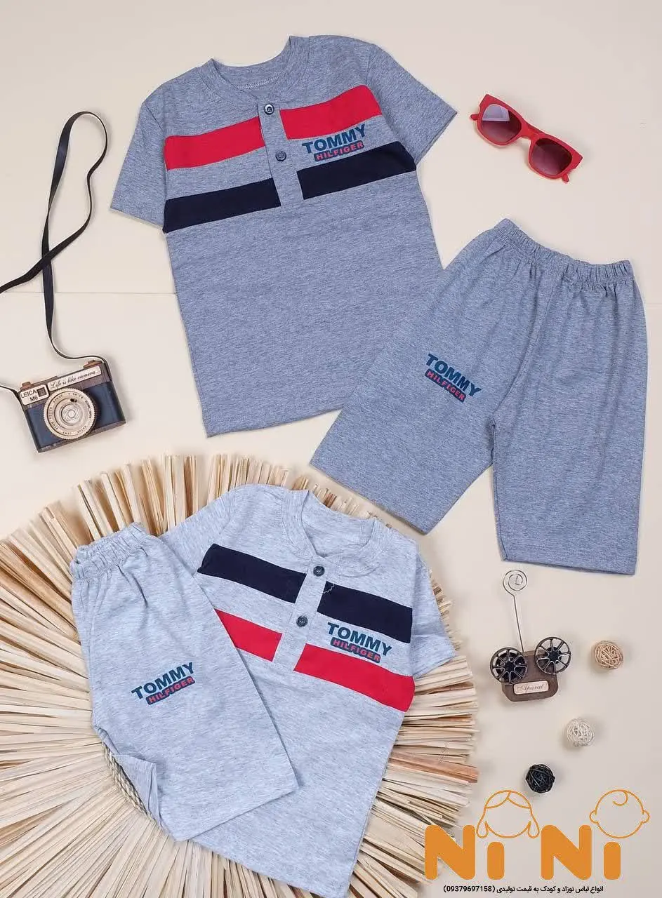 👕نام: تیشرت شلوارک پسرانه تامی