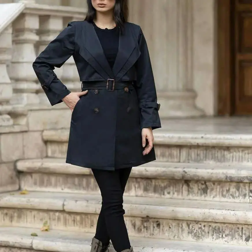 🔺نام: مانتو بارونی دو یقه
