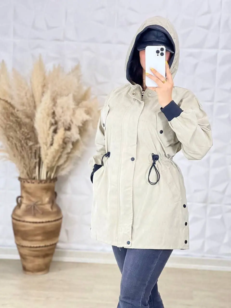 نام: مانتو پاییزه کلاهدار مهسان 😍
