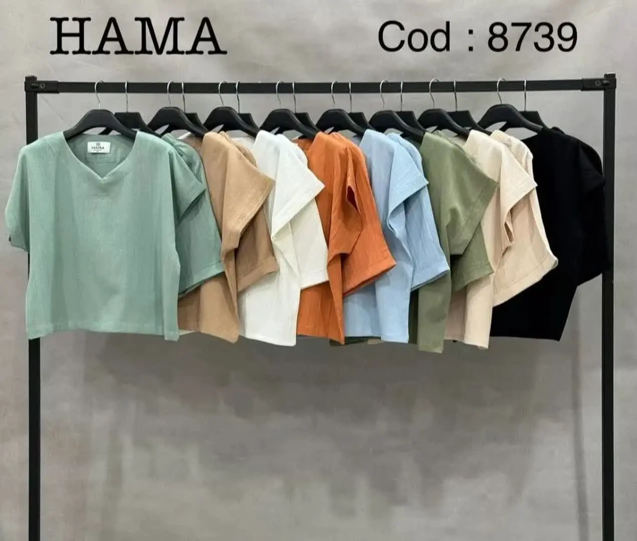 🌼ست کراپ و شلوارک 
