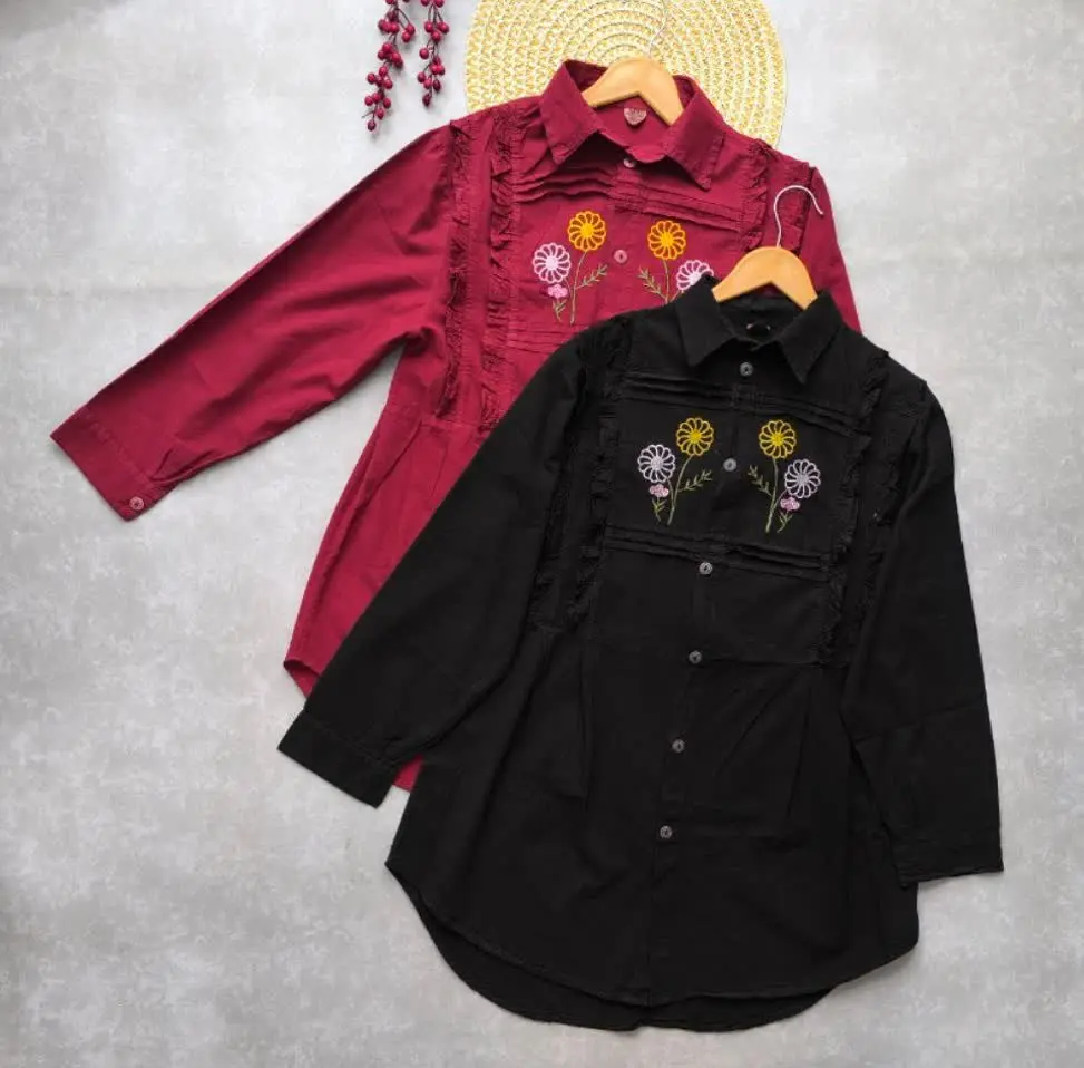 ✅شومیز آفتابگردون، لینن درج...