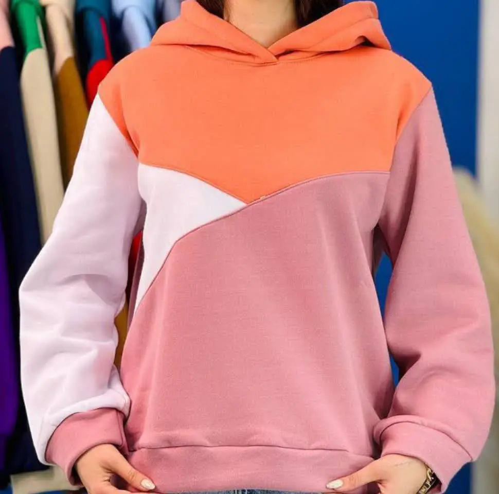 👚 نام: هودی سه تیکه رنگی رنگی