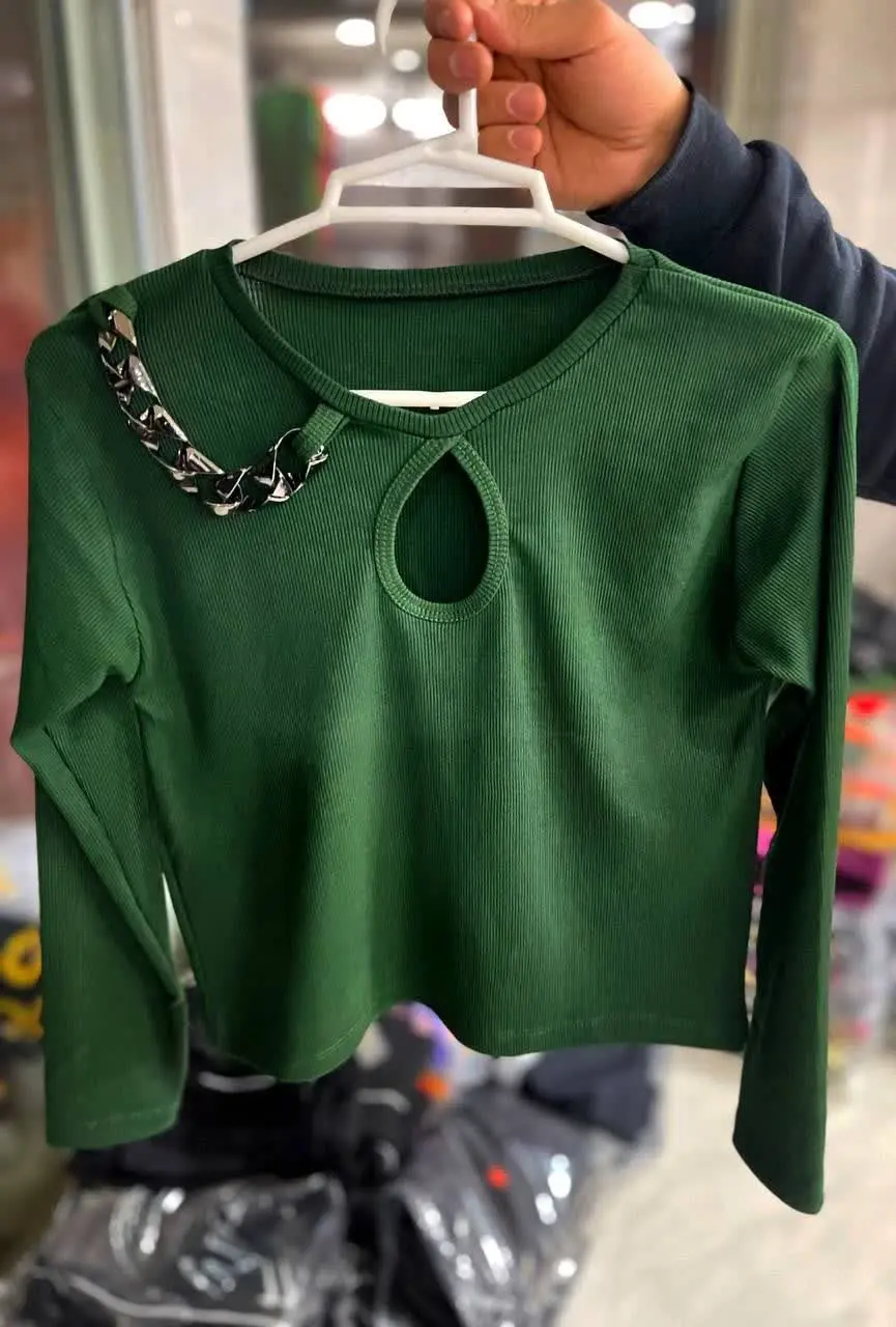 👚 کراپ تک اشک زنجیری 👚