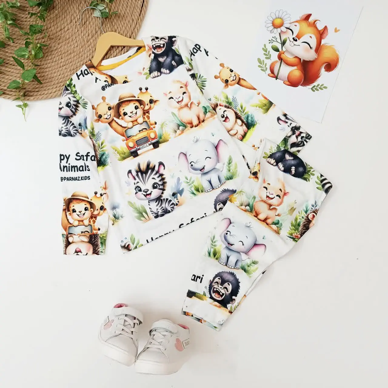 بلوز و شلوار آستین بلند
