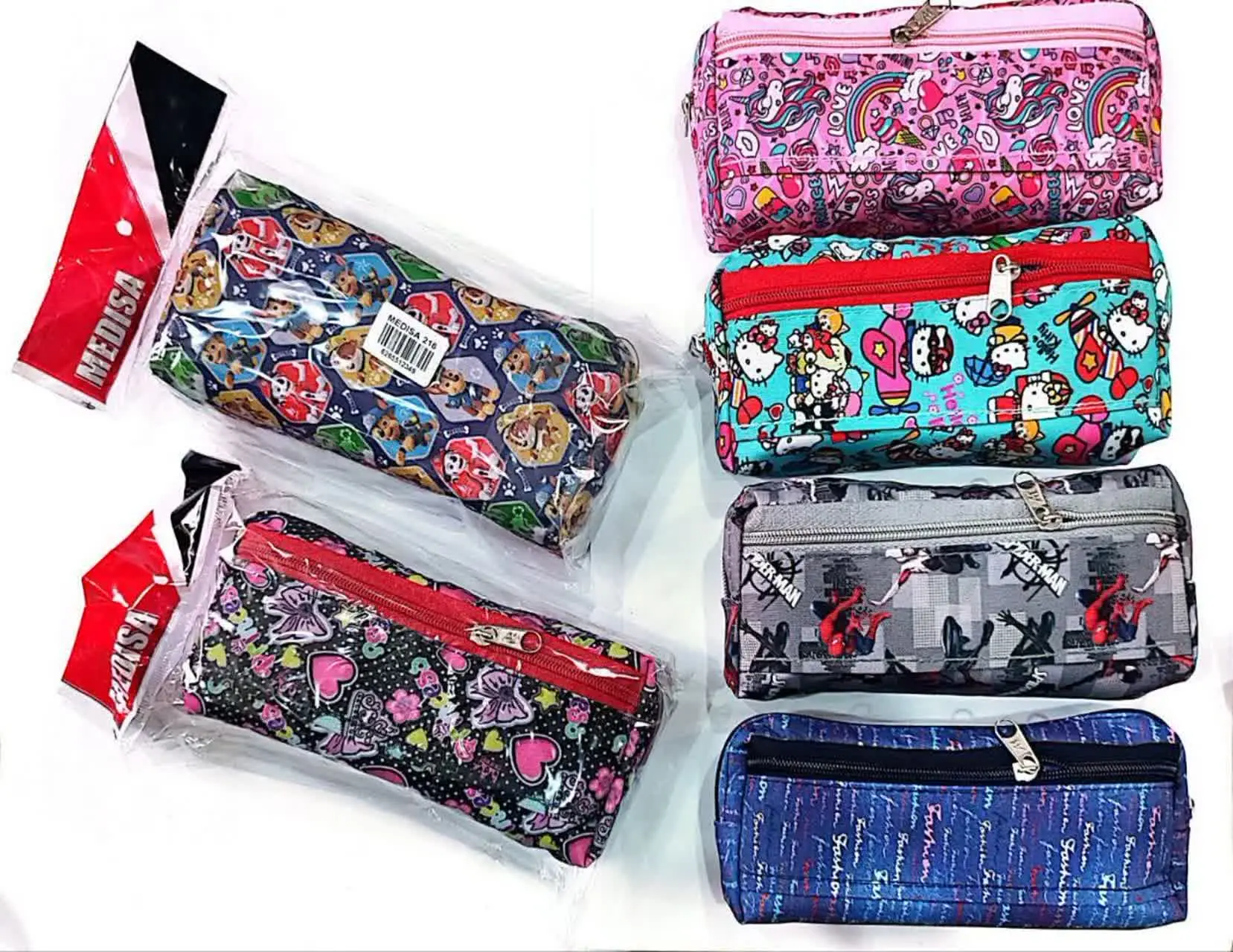 جامدادی دو زیپ سر زیپ فلزی
