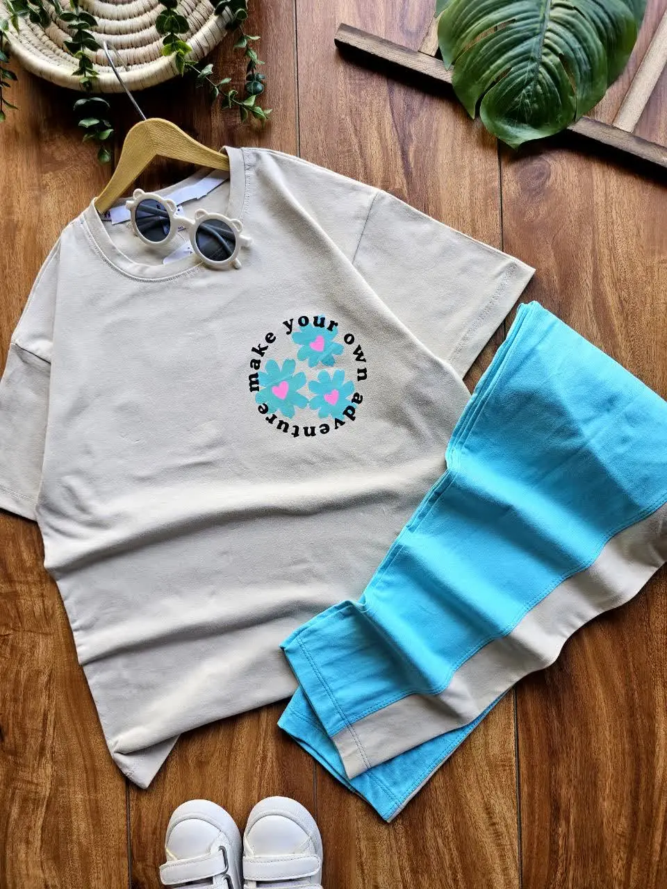 تیشرت و شلوارک دخترانه برشید
