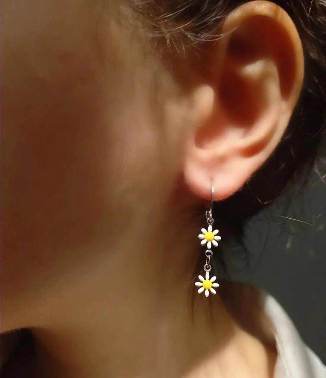 -گوشواره بابونه 🌼