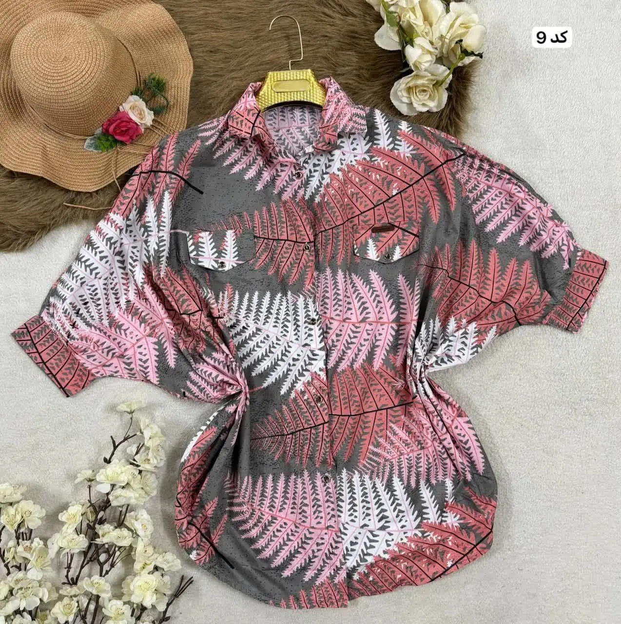 نام: مانتو پانچ طرح دار
