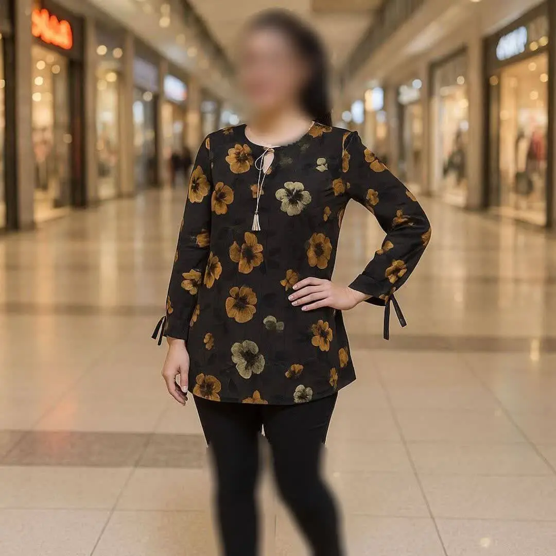 🌱 یه تونیک بهاره قواره دار شیک و زیبا
