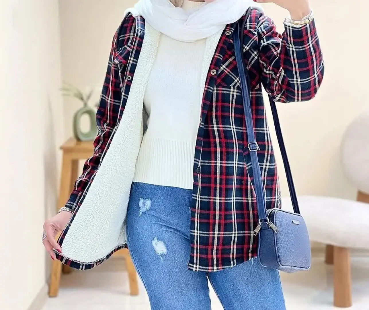 🛍نام: کاپشن داخل خزچهارخونه🍂
