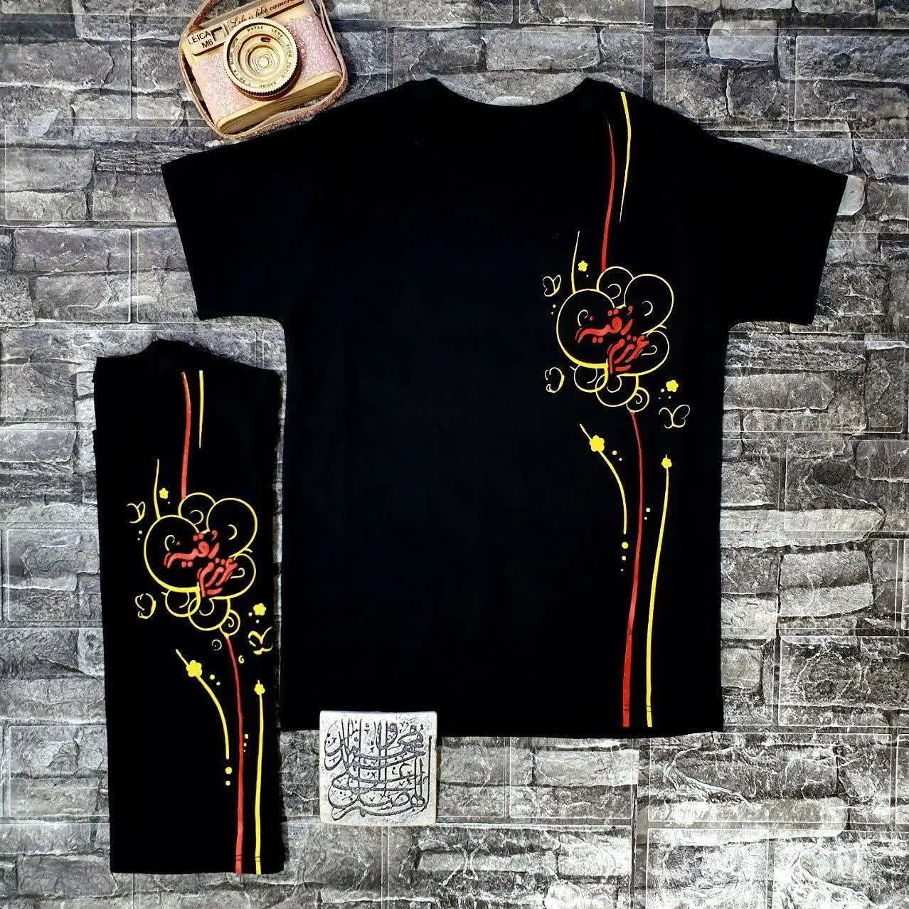 ✅ تیشرت مشکی عزیزم رقیه
