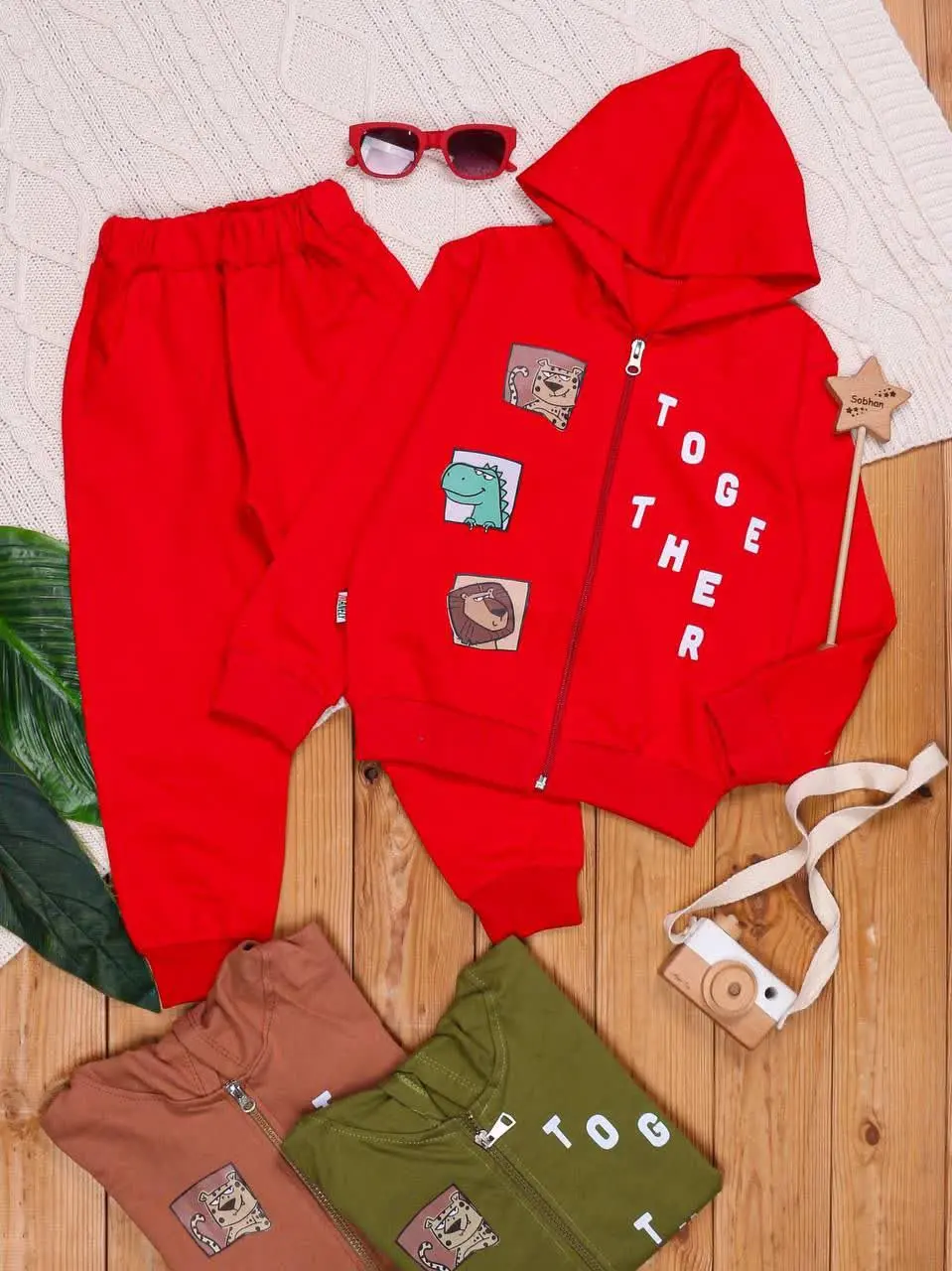 🎄سیوشرت شلوار پسرانه حیوانا...