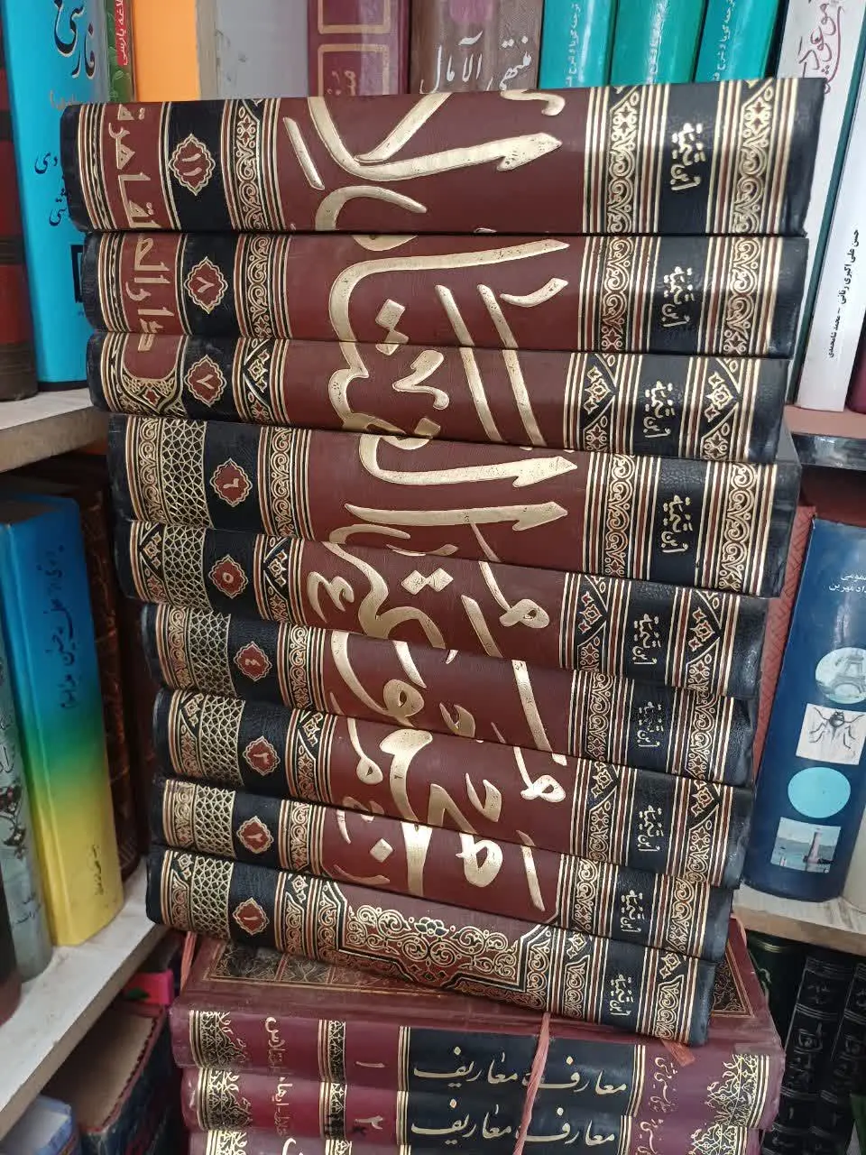 📚محموعه الفتاوا ابن تیمیه، فقط ۹جلد موحوده، کتاب ناقص هست
