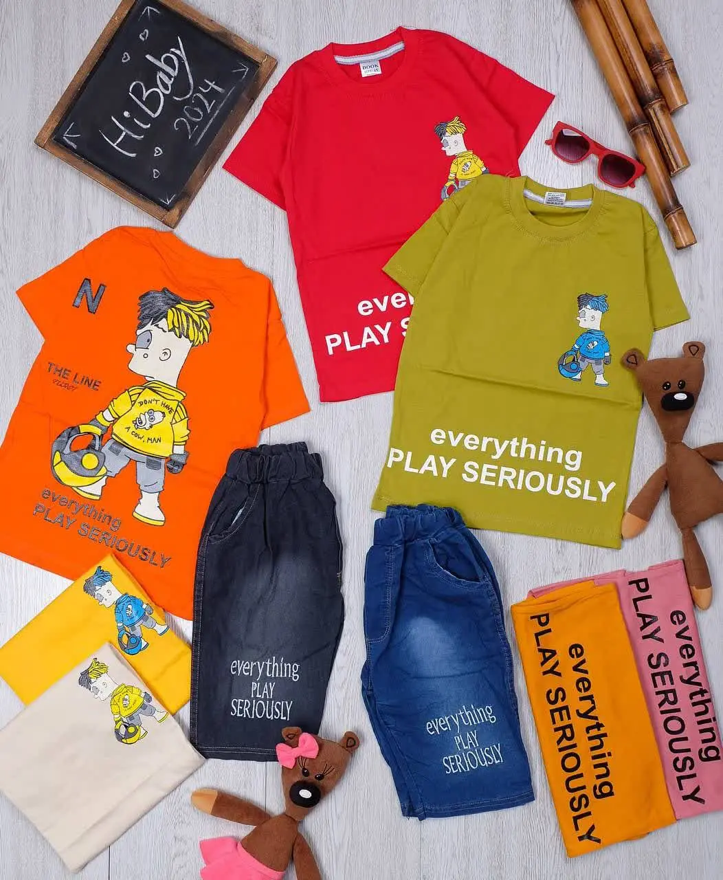 👫تیشرت و شلوارک سمپسون‌ها پشت چاپ👫
