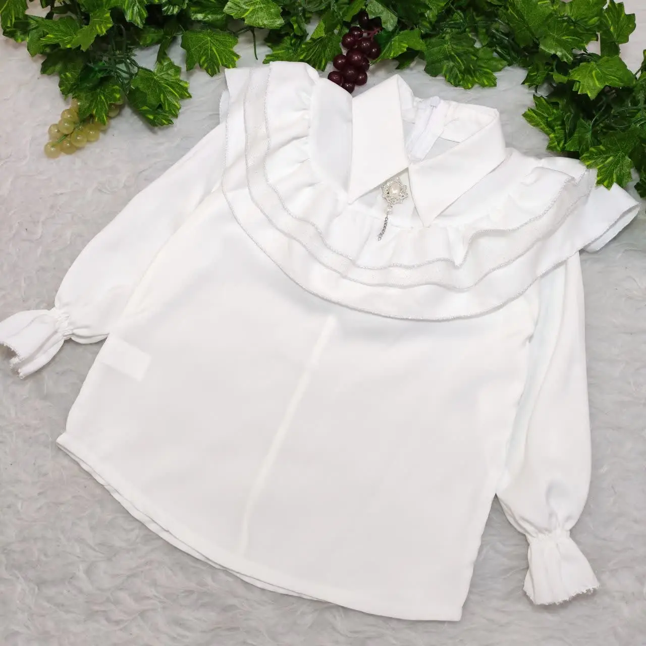 شومیز یقه خرگوشی سه پله💖