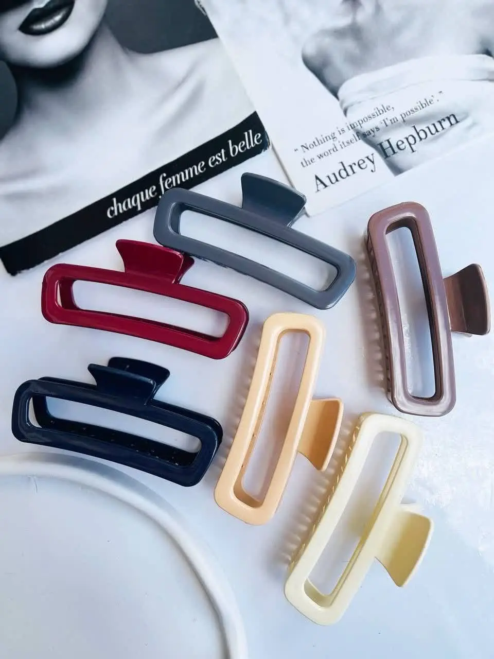 💫کلیپس سر جنس پلاستیکی بسیا...