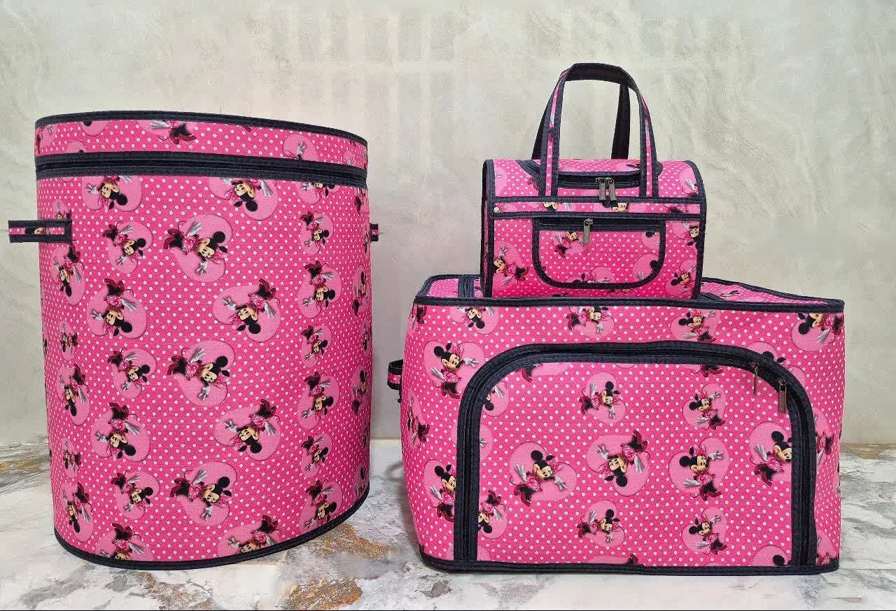 🌸ست باکس اسباب بازی و باکس دوزیپ بزرگ و ساک مسافرتی 🌸
