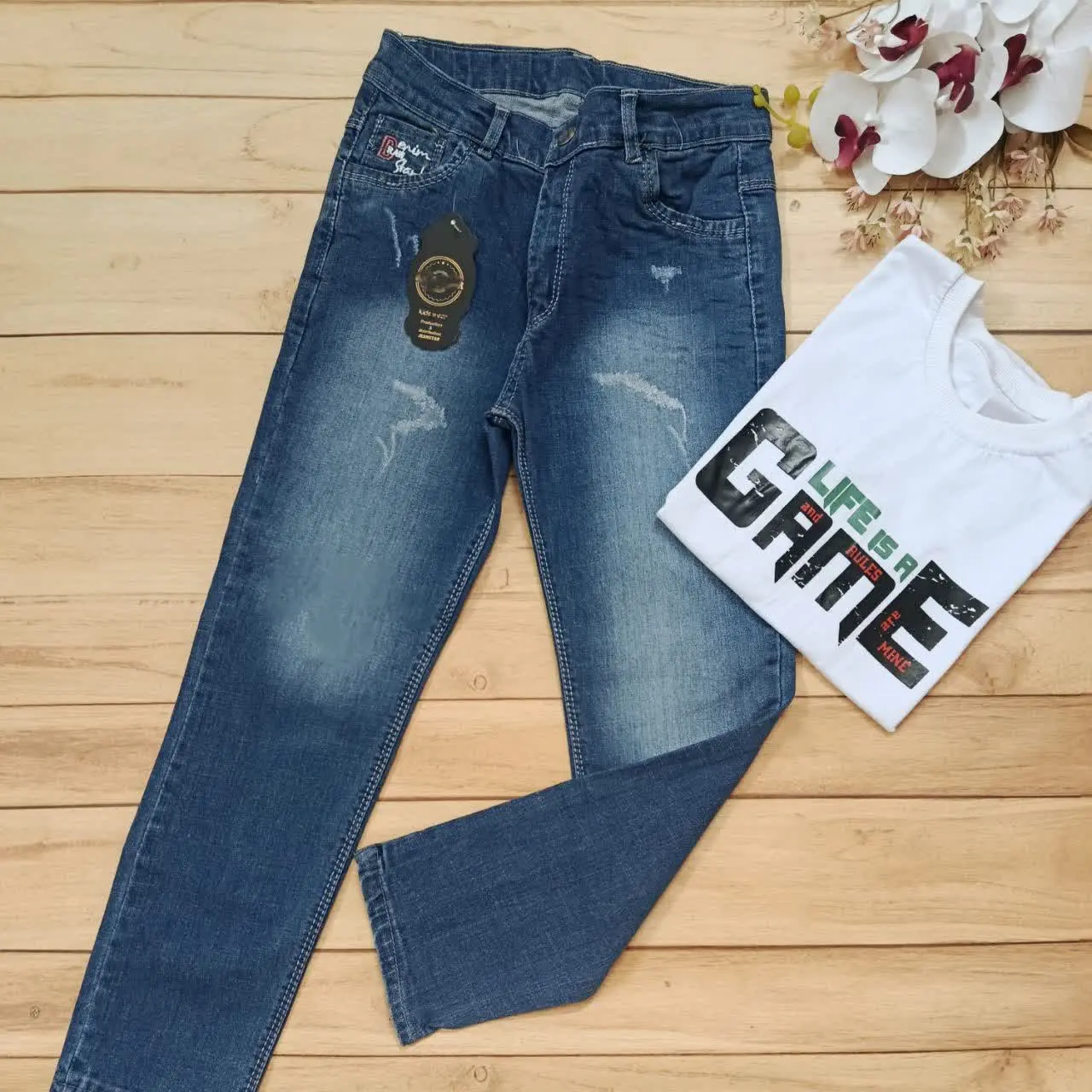 شلوار جین مدل راستا