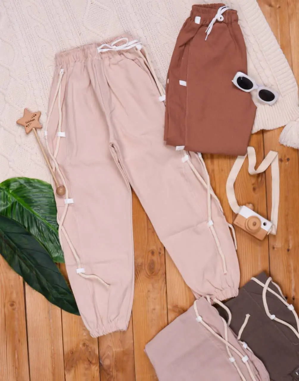 🎄 شلوار کتان دمپا گت بغل طن...