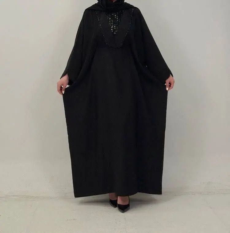 عبایی الیزه نیم زیپ هفتی