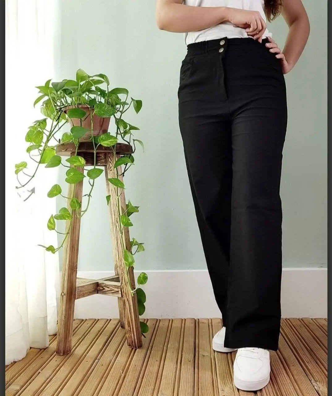 نام: شلوار نیم بگ کتان ۱۰۱۵
