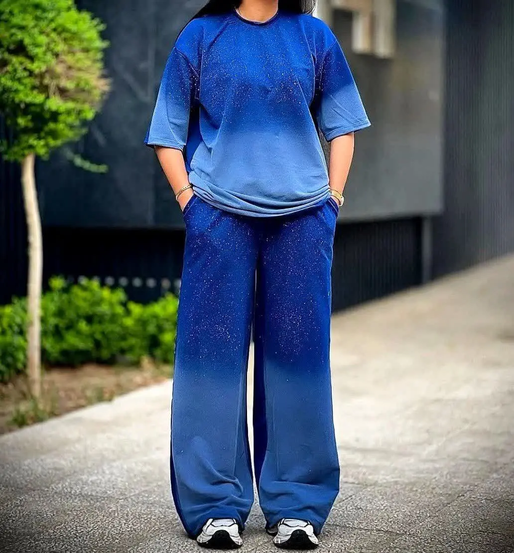 ست تیشرت شلوار کهکشان