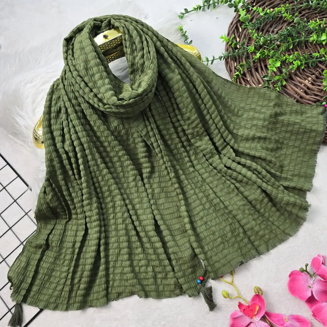 🌸 نام: شال ریلی
