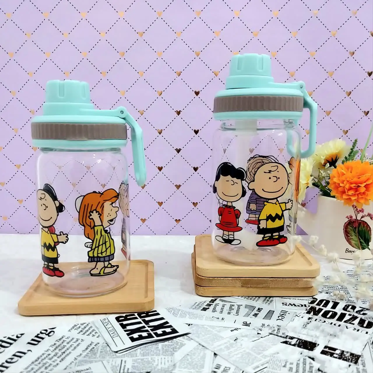 بطری شیشه‌ای دوحالته
