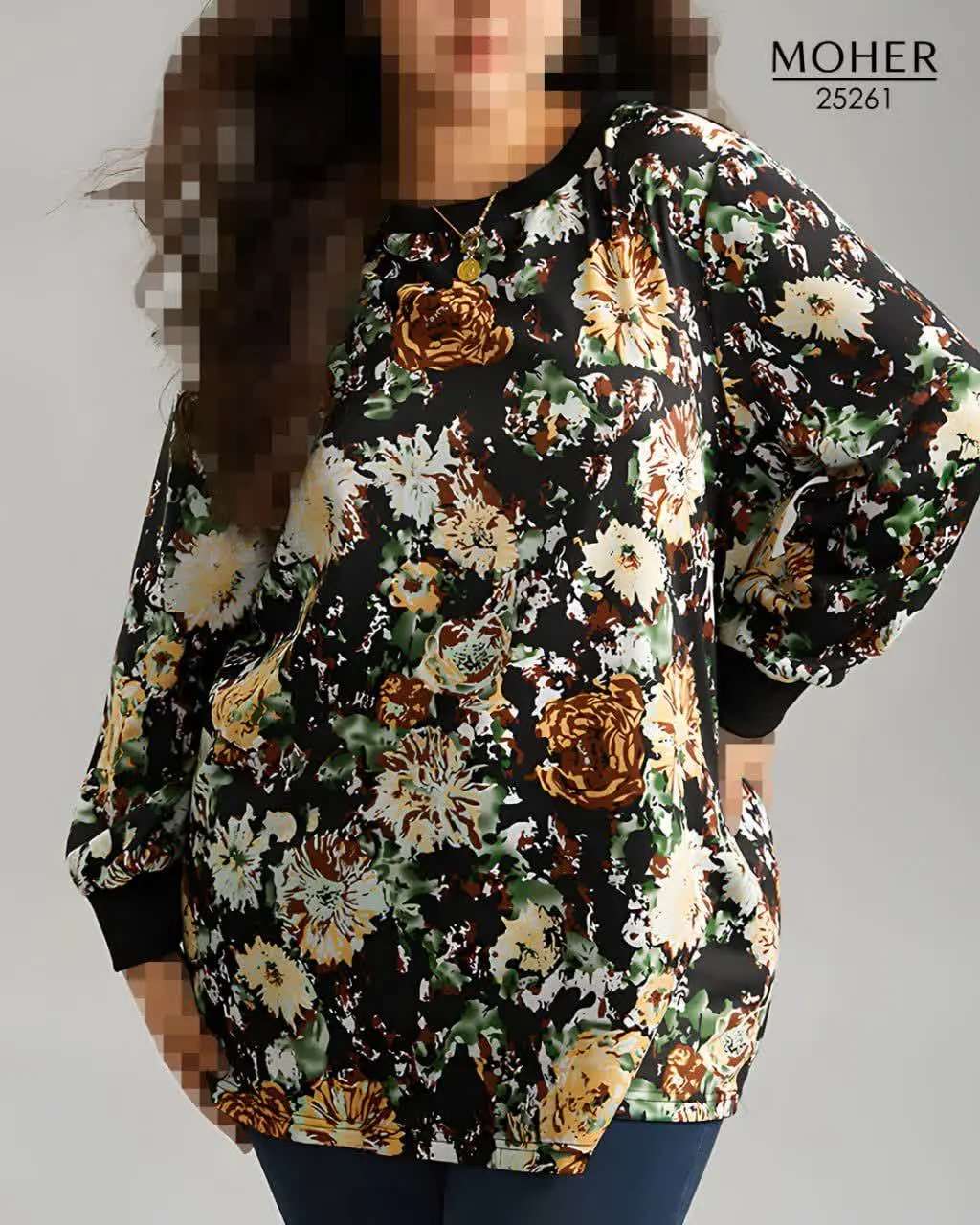 این بلوز زنانه سایز بزرگ، ی...