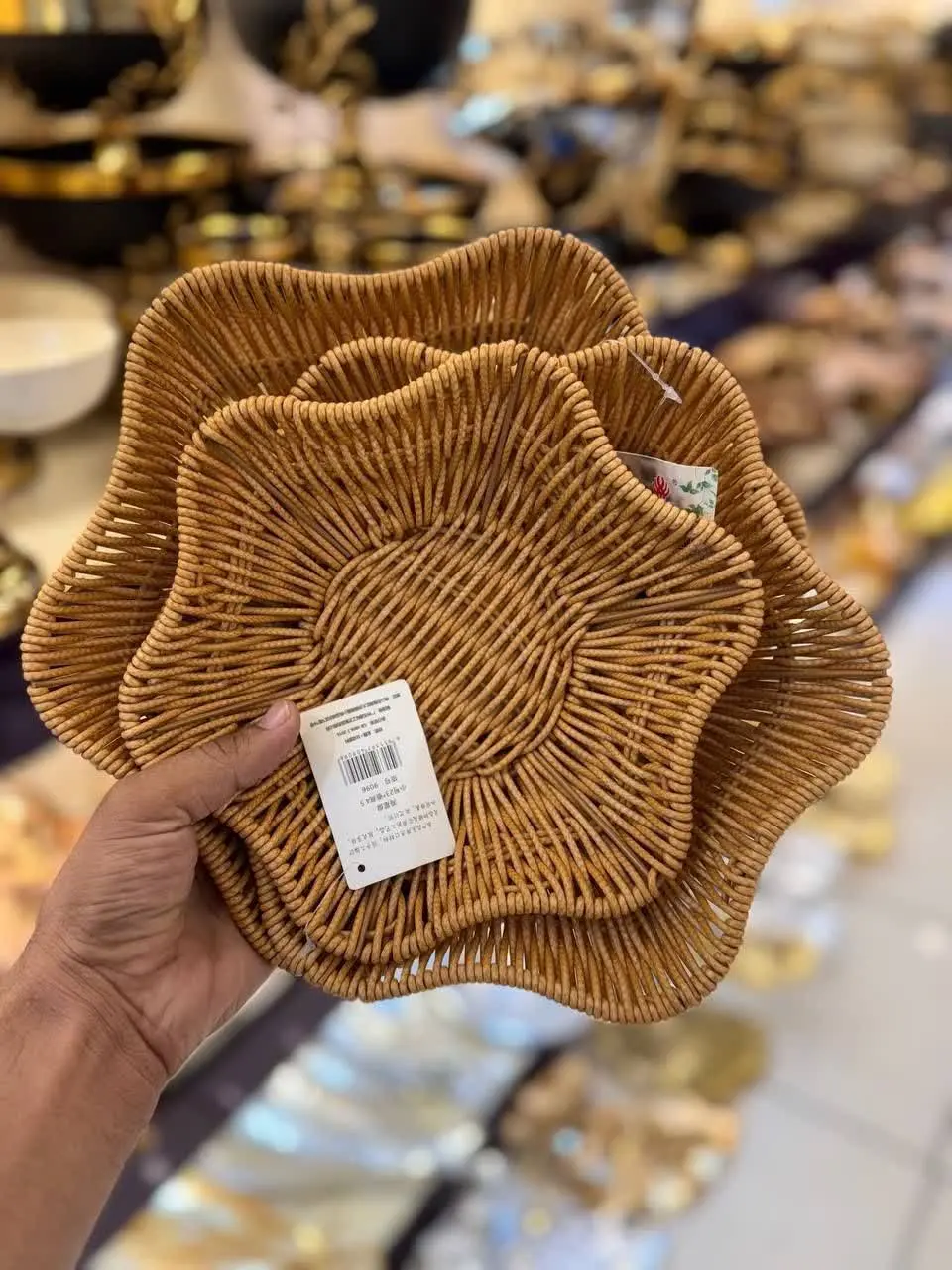 سبد حصیری ۳ سایز
