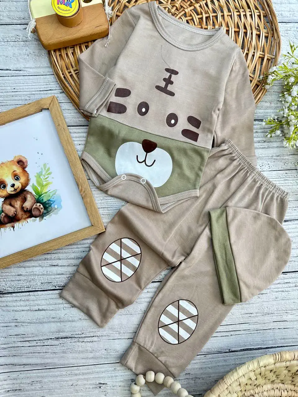 سایز۱ 👈 عرض سینه ۲۰ قد بادی...