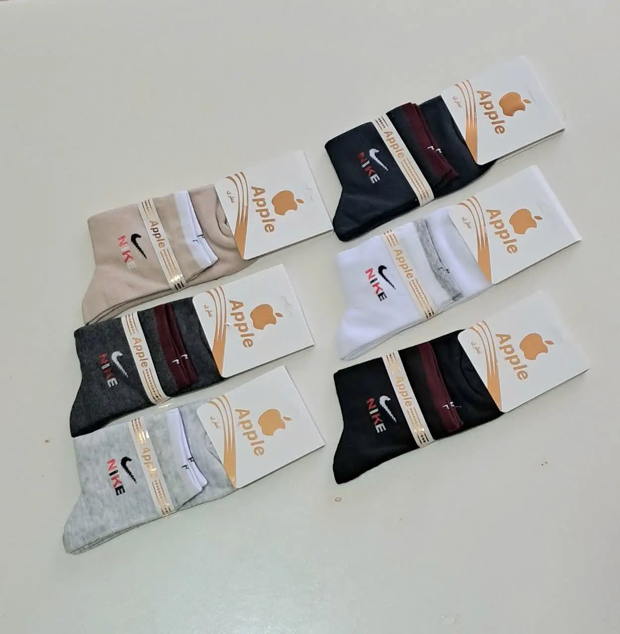 🧦جوراب مردانه نیم ساق الماس 🧦
