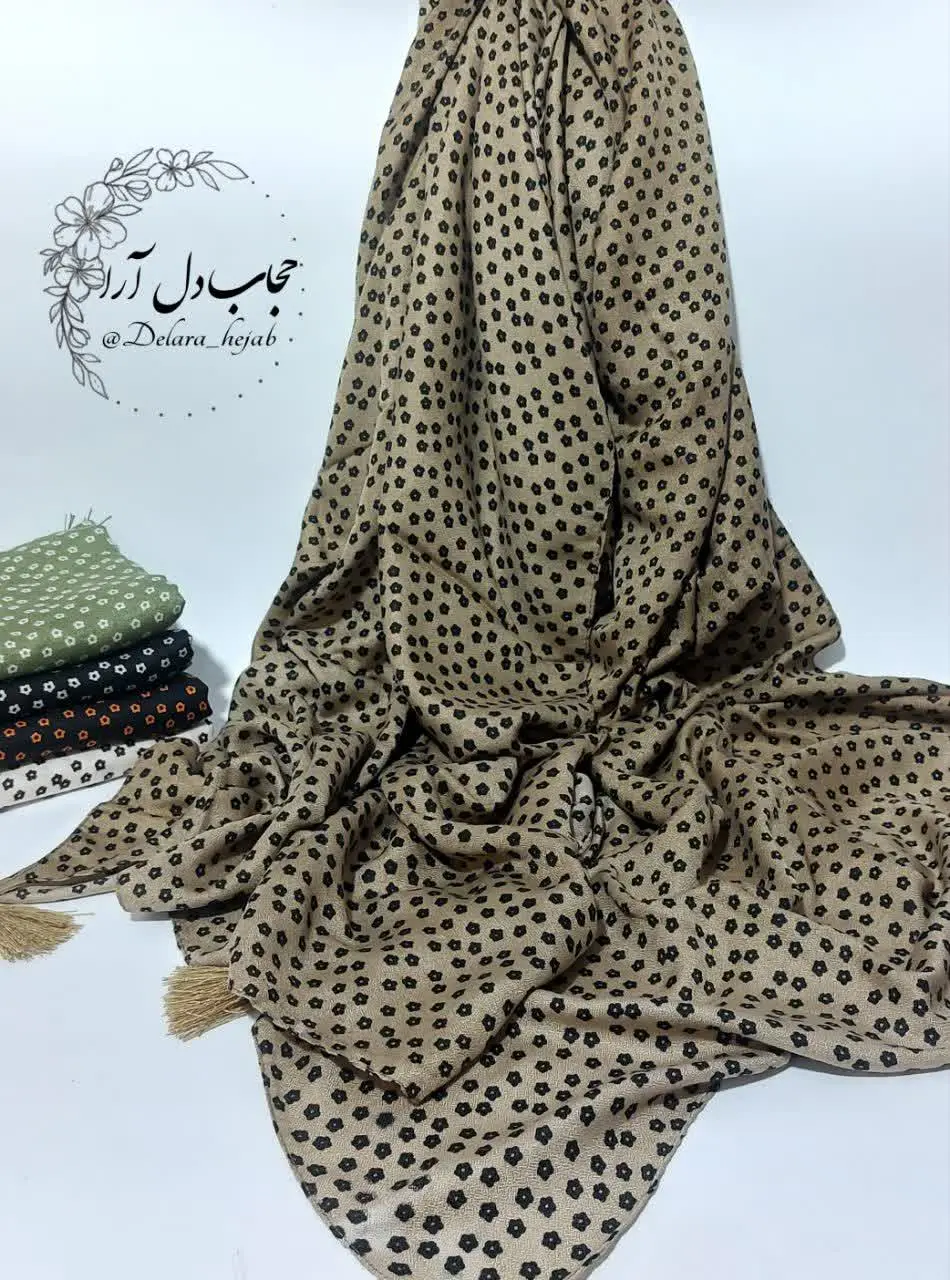 🌸 #شال گلدونه تابستونی جدید🥰 
