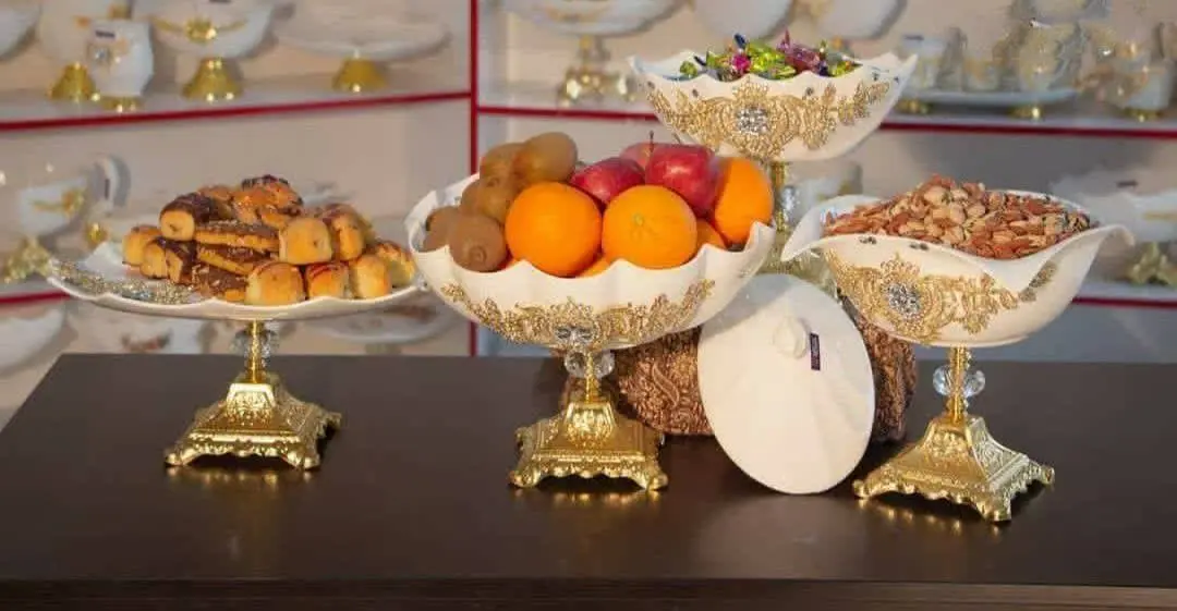 🌹سرویس چهارتیکه پذیرایی طرح کیانا😍😍👏👏
