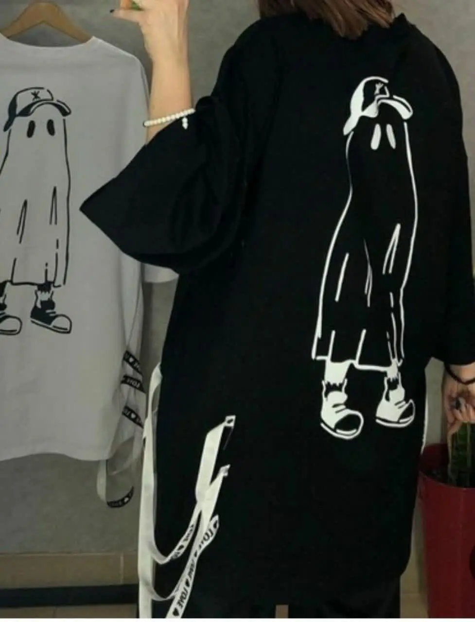 👚 نام: تیشرت لانگ روح 👻
