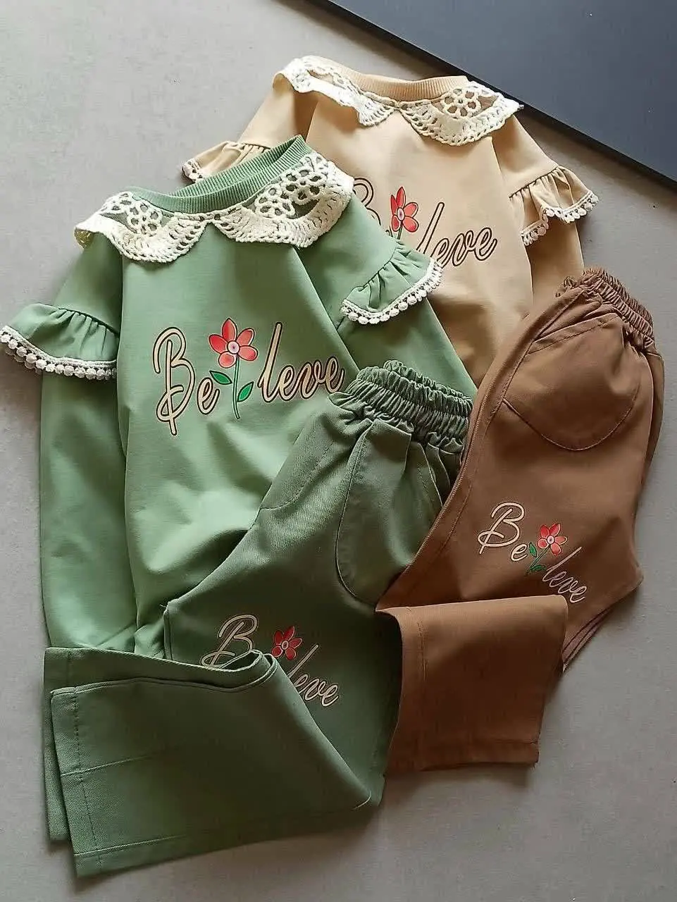 👗ست بلوز و شلوار تک گل 🌹🌹
