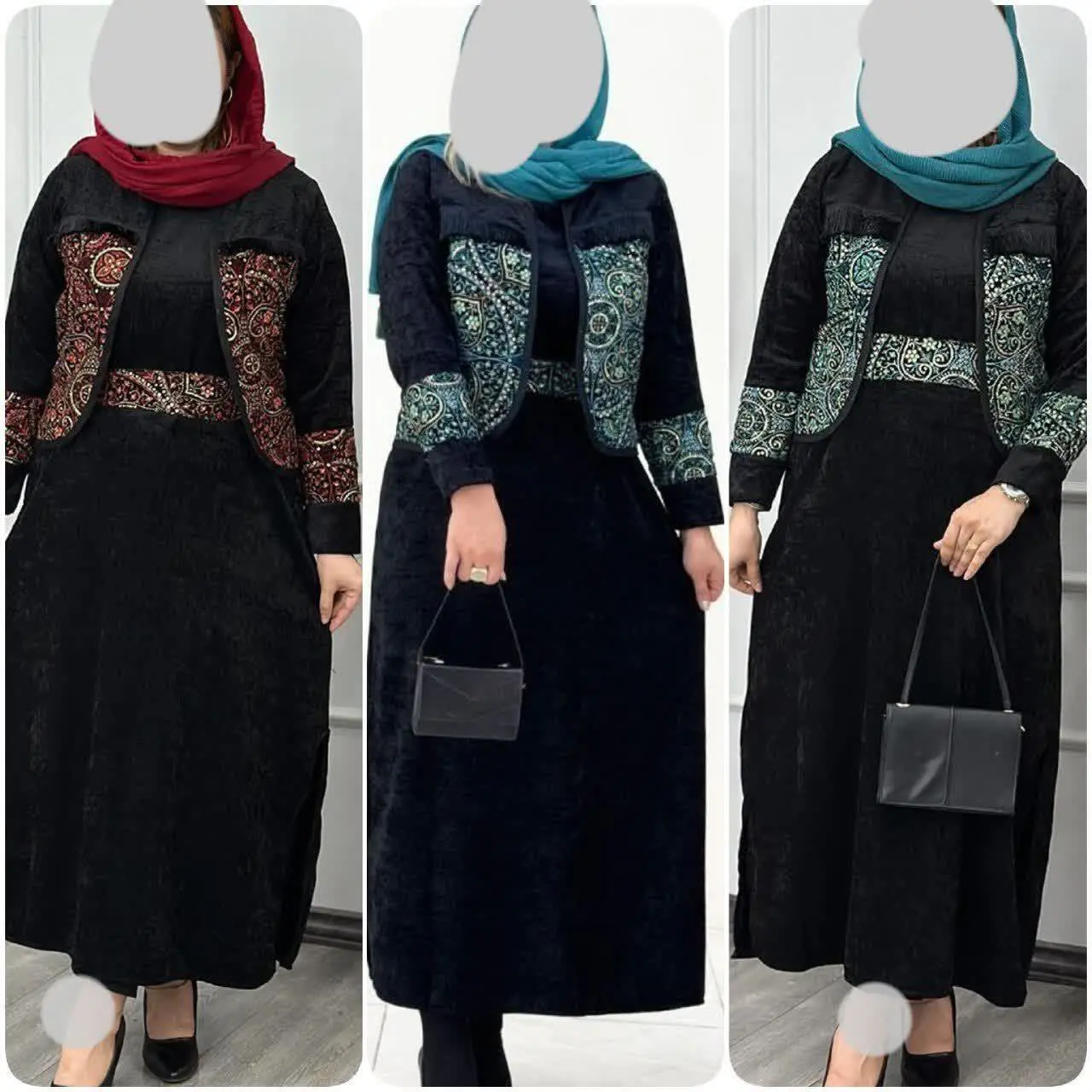 ❤️نام: کت سارافن و کمربند مدل پری دخت
