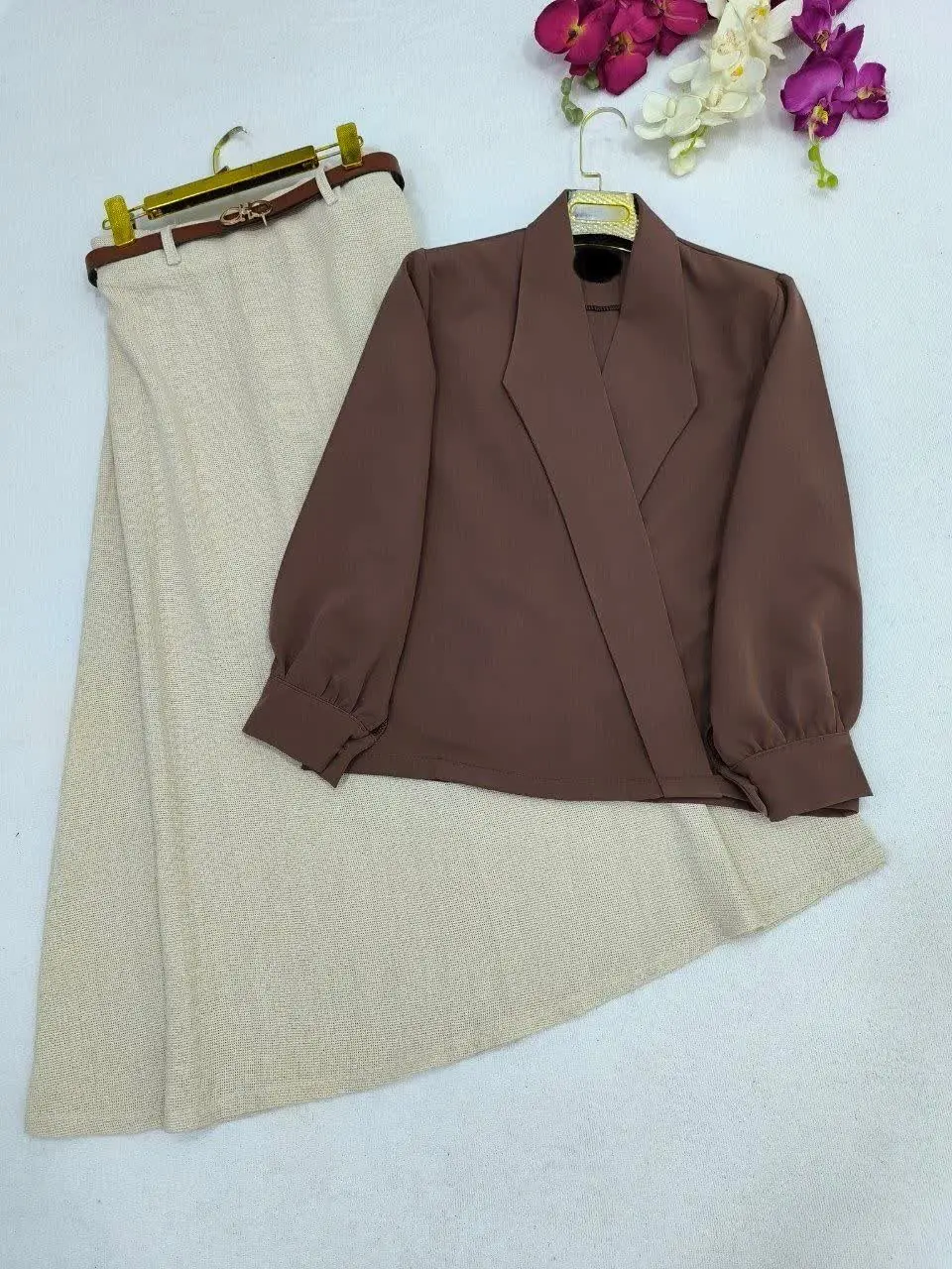 🥰نام: شومیز دامن آزیتا 
